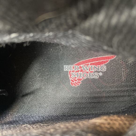 Red Wing Shoes Motorcycle Work Safety Comp Toe Lace Up Boots Sz 11 {7} - Picture 12 of 14